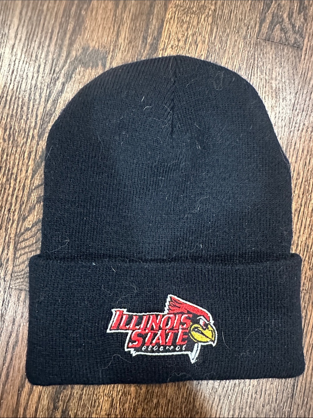 Illinois State Redbird Black Beanie